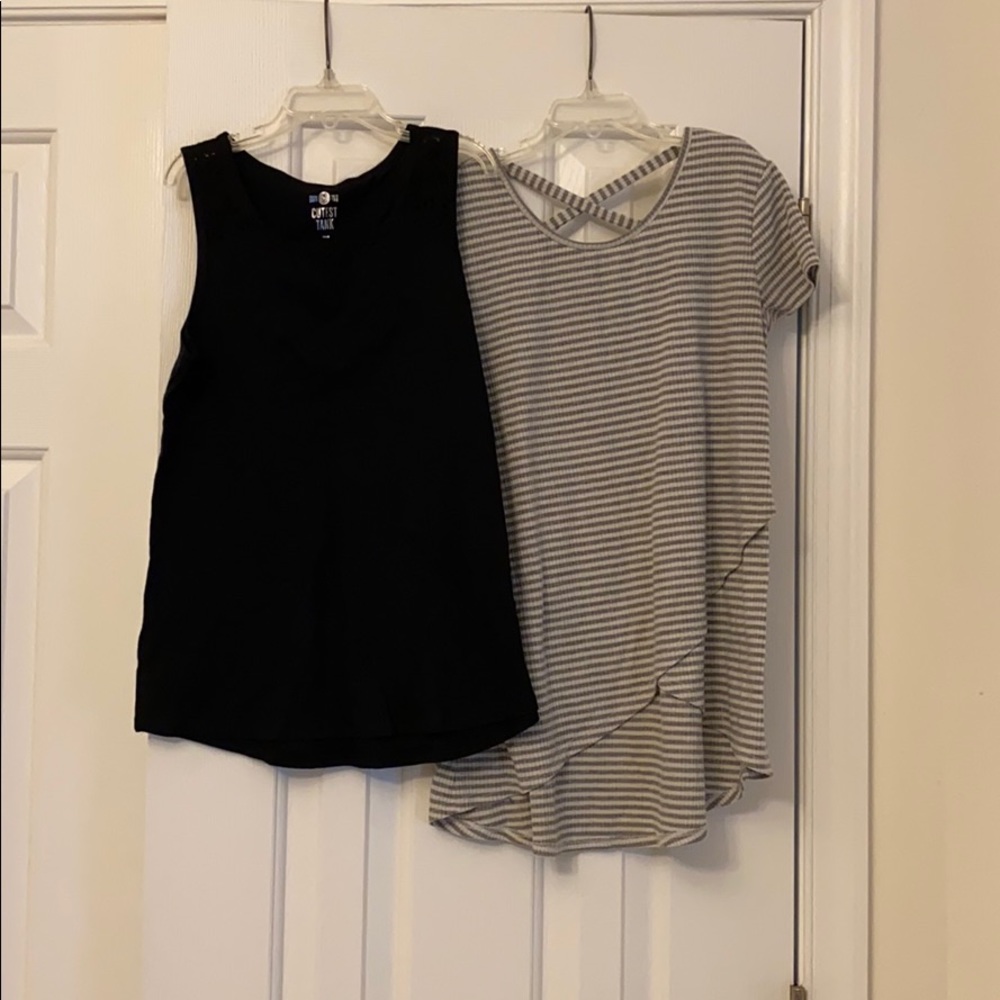 2 girls shirts size 10-12